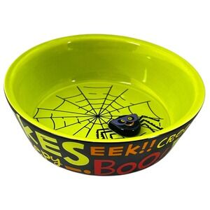 Hallmark‎ Halloween Spider Web Treat Bowl 3D Spider NWT